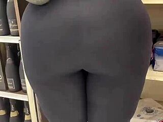 her phat bbw ass in yoga makes me ache with voyeur lust