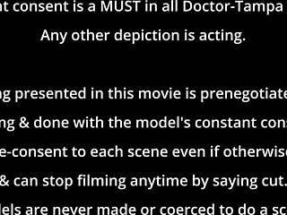 Freshman Maya Fierce blindfolded moans mandatory hitachi orgasm rough from doctor Tampa hospital backstage