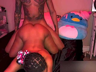 Beautiful light skin babe fucked rough doggystyle till orgasm hits hard