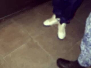 Hey, you seeing my girlfriend bribe those cops with her fat ass at the motel so we can go?