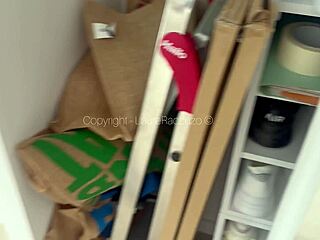 french housewife traps technician pounds her doggystyle huge cock