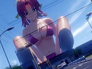 giantess grows huge and tall now!!