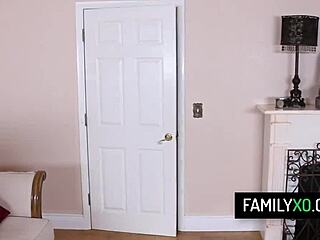 step dad couldnt resist fuckin his stepsons hot girlfriend right after thanksgiving dinner got pervy