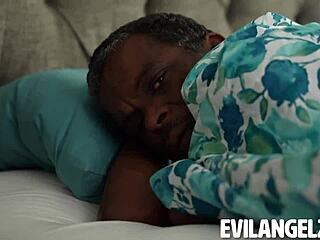 Stepsis Elana Bunnz Caught Fapping Fucked by Richard Mann's Big Black Cock