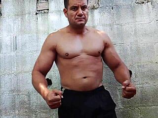 Yuri Gaúcho Brazilian Bear Strokes Massive Cock to Huge Cumload Handjob