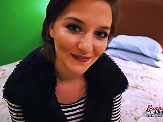 julia v earth deepthroats dick wet intense royal blowjob cum swallow ep 018