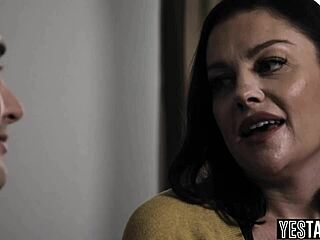 i couldn't resist seducing my stepson with my tight milf pussy on his monster cock