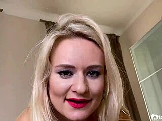 busty blonde milf emotionally fulfills your wildest seductive dreams tonight