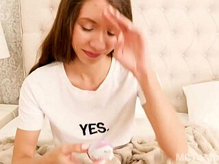 stephanie moon looks so innocent but fingers her tight pussy solo like a naughty neighbor girl