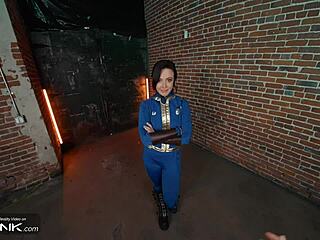 oh man vr conk lucy rides monster cock anally in fallout cosplay