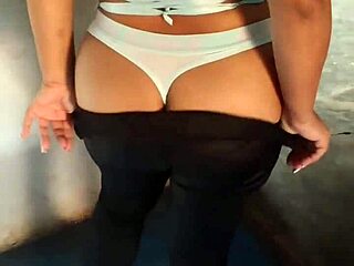 neighbor stops by for husband but ends up riding my cock before he returns