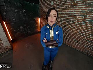 oh man vr conk lucy rides monster cock anally in fallout cosplay