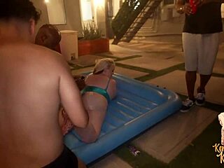 Who stuffs Kendra Kox holes deepest at BBC swinger gangbang?