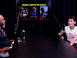 Annie Clementine Begs for Tennis Ball Anal Fisting and BBC Sucking on Sheer Red