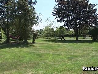 unfaithful british milf lady sonia flaunts her huge juicy titties in lingerie reality fetish