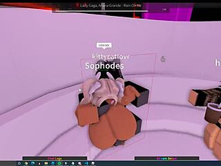 dirty roblox slut grinds lap dance on daddy as girlfriend watches