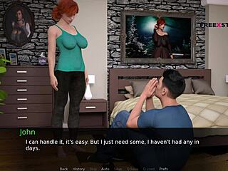 17- Dusklight Manor: John Reams Clara's Lactating Milk While Lemon Handjobs Him