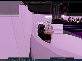 dirty roblox slut grinds lap dance on daddy as girlfriend watches