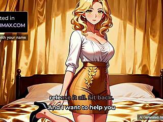 blonde mature neighbor calls me over for hot joi session anime asmr voice?