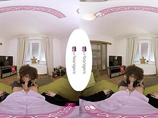 What if this ebony student took every inch in VR?