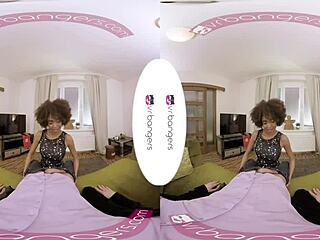 What if this ebony student took every inch in VR?