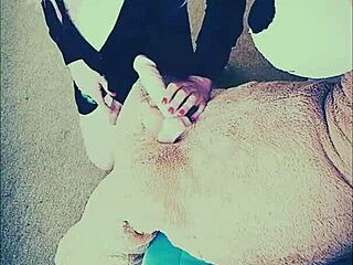 tranny veronica shakes ass and fucks herself with dildo taboo