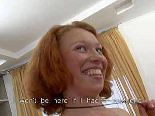 whoa picked up this juicy redhead wrecked her holes with monster toys and cock 😱🍆💦
