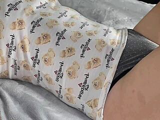 stepdaughter takes small cock creampie so easy in tight hairy pussy