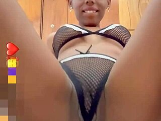 colombian cutie with big tits shakes fat ass masturbating wildly for you