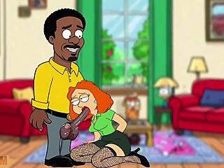 Cartoon slut wife blows neighbor's bbc as hubby returns unnoticed! 😲🍆💦