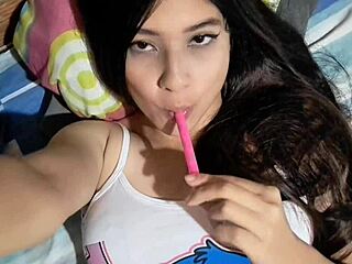 horny colombian babysitter with big natural tits makes you cum twice 😈🍆💦