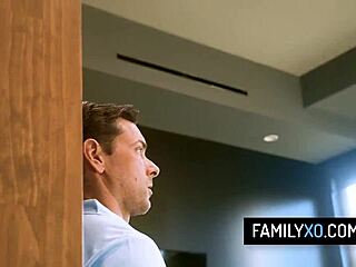 stepbrother pounds both stepsisters in hardcore threesome fuckfest