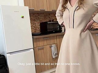 Stepmom's panty slip on walk turns into stepson hookup