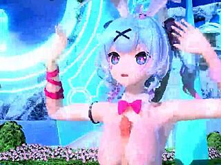 hatsune miku nude mod rabbit hole costume sparks overwhelming goddess emotions