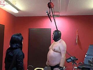 German femdom babe spits relentlessly on submissive euro slave