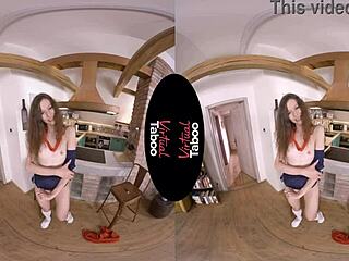 Home Whore Brunette Shaved Pussy Masturbation POV Taboo Orgasm