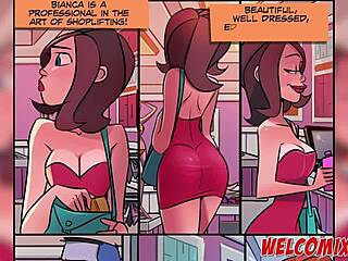 Rich girl uncovers hidden thrills in double hentai cartoon escapade