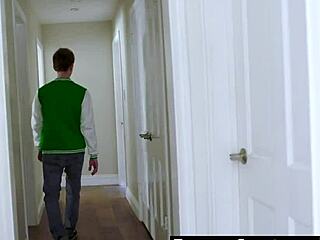 Stepdad And Stepson Double Team Stepdaughter Hard In Front Of Stepmom