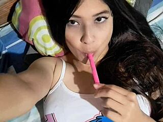 horny colombian babysitter with big natural tits makes you cum twice 😈🍆💦