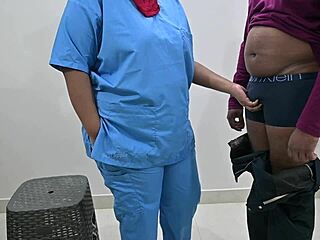 Indian Nurse Rides Patient Cock Wild in Hospital Room Frenzy!!
