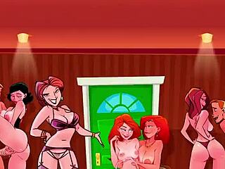 Rich girl uncovers hidden thrills in double hentai cartoon escapade