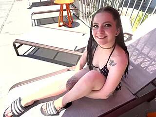 pale lily thot's tattooed ass begs for rome major's deep cum