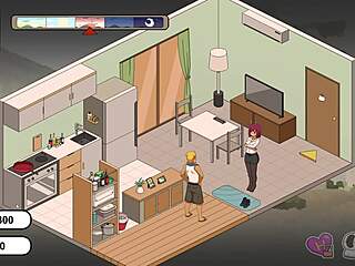 handyman fixes the house while seducing anime wife next door