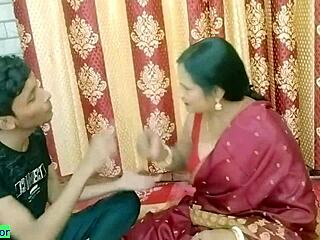 Shocking Lust in Naughty Indian Family Taboo Threesome with Creampie Cheating
