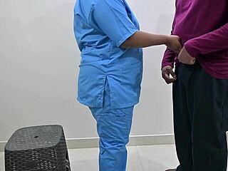 Indian Nurse Rides Patient Cock Wild in Hospital Room Frenzy!!