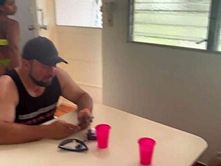 Heartbroken as Husband Cooks While Friend Pounds Wife in Kitchen