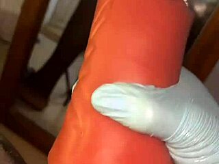 stockings on, deepthroating my bbc toy like a nasty college slave till cum explodes