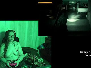 bbw brunette with big natural tits plays naked lake house game part 3