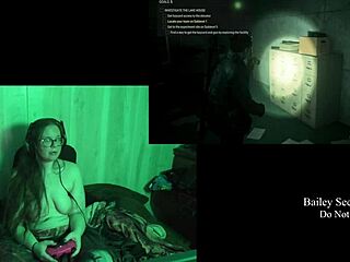 bbw brunette with big natural tits plays naked lake house game part 3