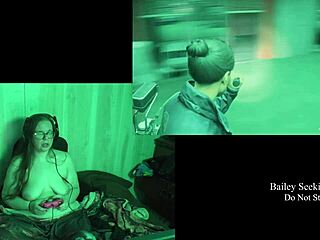 bbw brunette with big natural tits plays naked lake house game part 3